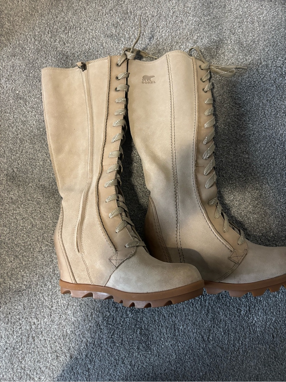 Sorel Women's Taupe Lace-Up Mid-Calf Boots - Picture 3 of 6